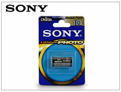 Sony 1db CR123A litium fotó elem