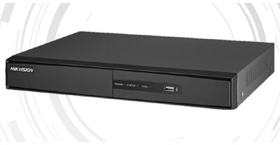 Hikvision DS-7204HQHI-F1/N/A TurboHD DVR, 4 port, 1920x1080/48fps, 1280x720/100fps, 1x Sata, HDMI, Audio, 1080Plite, AHD