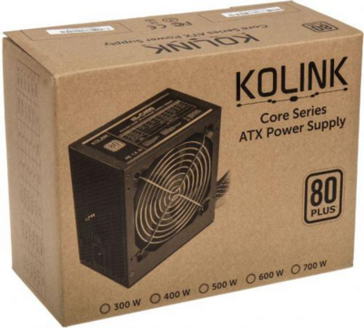 Kolink KL-C500 80+ 500W táp 12cm venti.