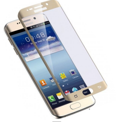 AZURI Edzett Üvegfólia /Arany/ - Samsung Galaxy S7 Edge