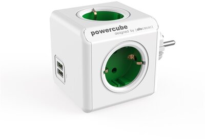 Allocacoc - POWERCUBE Original USB - Zöld