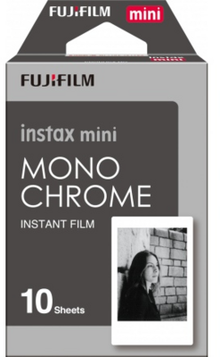 FUJIFILM Instax Mini Film Glossy Monochrome (10lap)
