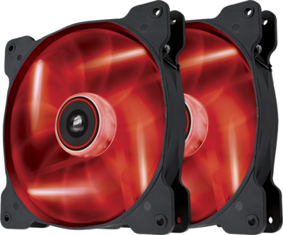 Corsair - SP140 - Air Series Red LED - Twin Pack - CO-9050034-WW