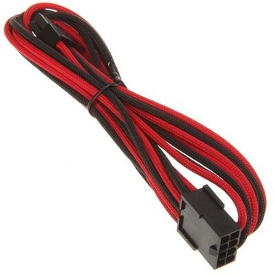 BITFENIX 8-Pin PCIe hosszabbító 45cm - sleeved fekete/piros/fekete