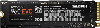 Samsung - 960 Evo 250GB - M.2 - MZ-V6E250BW