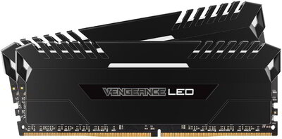 DDR4 Corsair Vengeance White LED 2666MHz 16GB Kit - CMU16GX4M2A2666C16