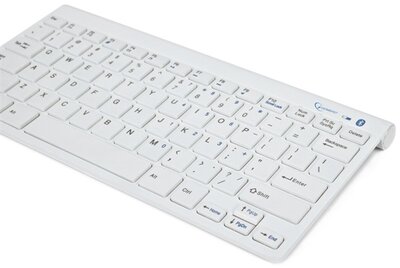 GEMBIRD Tablet billentyűzet bluetooth-os angol, fehér