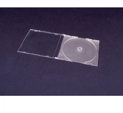ESPERANZA Box with Matt Clear Tray for 1 CD/DVD ( 200 Pcs. PACK)