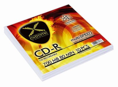 Esperanza CD-R EXTREME [ envelope 10 | 700MB | 52x | Silver ]