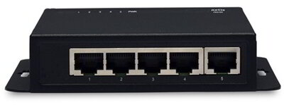 Netis PE6105 PoE Switch (10/100Mbps; 5/4 PoE port; 60W, fém házas)