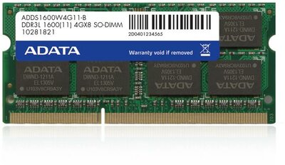 Notebook DDR3L A-Data 1600MHz 4GB - ADDS1600W4G11-R