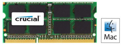 Notebook DDR3 Crucial 1600MHz 4GB - CT4G3S160BMCEU (FOR MAC)