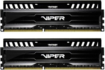 DDR3 Patriot Viper 3 Series Black Mamba 1600MHz 16GB - PV316G160C9K (KIT 2DB)