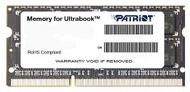 Notebook DDR3 Patriot 1600MHz 4GB - PSD34G1600L81S