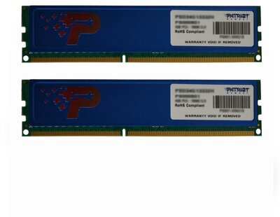 DDR3 Patriot 1600MHz 8GB - PSD38G1600KH (KIT 2DB)