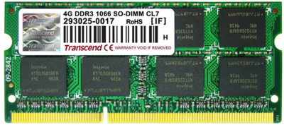Notebook DDR3 Transcend Apple Series 1066MHz 4GB - TS4GAP1066S
