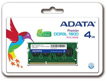 Notebook DDR3L A-Data 1600MHz 4GB - ADDS1600W4G11-S