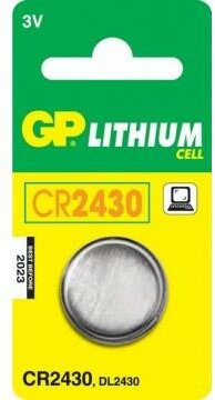 GP Batteries - Lithium 1db - CR2430-U1
