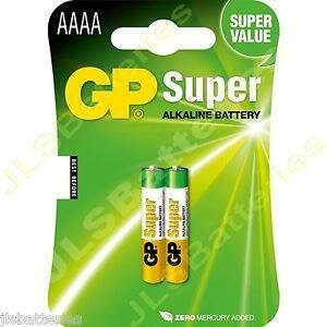GP Batteries - Super alkaline 25A-U2 AAAA 2db - 25A-U2