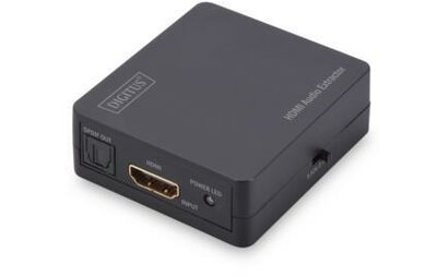 Digitus Extractor AV HDMI to HDMI/3.5mm/Toslink, 4096x2160p UHD 3D, HDCP 1.3