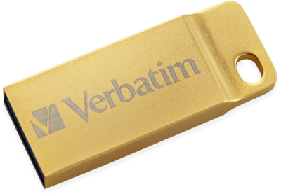 Verbatim Metal Executive Usb Drive 32GB Gold