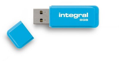 Integral - Neon Blue Flash Drive 8GB