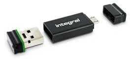 Integral - Fusion Flash Drive 8GB + OTG Adapter