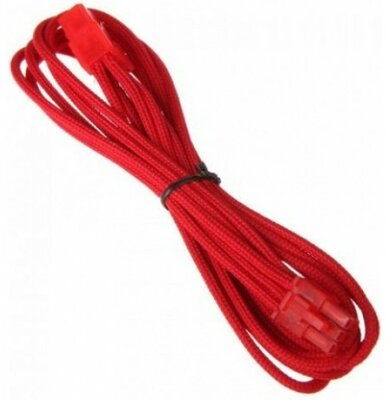Kábel Táp Hosszabbító BitFenix 6-Pin PCIe 45cm Harisnyázott Piros/Piros