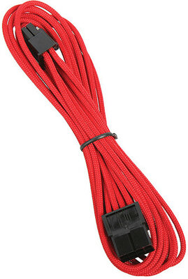 Kábel Táp Hosszabbító BitFenix 8-Pin PCIe 45cm Harisnyázott Piros/Fekete