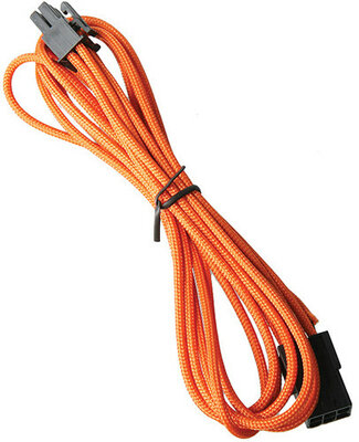 Kábel Táp Hosszabbító BitFenix 6-Pin PCIe 45cm Harisnyázott Narancs/Fekete