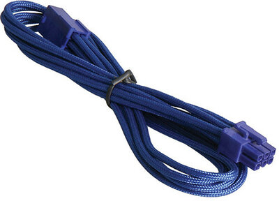 Kábel Táp Hosszabbító BitFenix 6-Pin PCIe 45cm Harisnyázott Kék/Kék