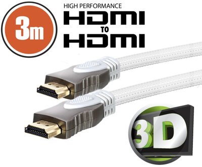 Kolink - HDMI Összekötő HDMI (Male) - HDMI (Male) 3m 360° Forgatható