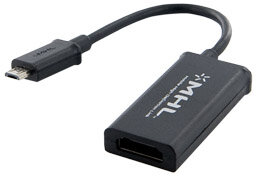 4World - Adapter MHL (micro USB) [M] > HDMI [F] + micro USB [F]