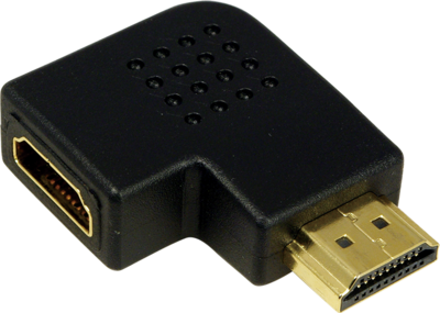 LOGILINK - adapter, 90 fokos derékszög, HDMI anya-->HDMI apa - AH0008