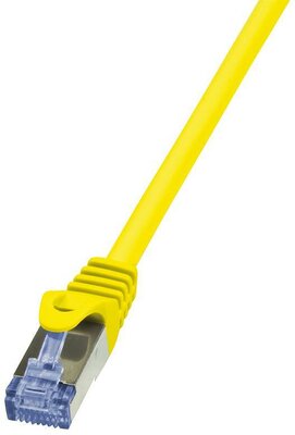 LOGILINK - patch kábel, Cat.6A 10G S/FTP PIMF PrimeLine sárga 2m - CQ3057S