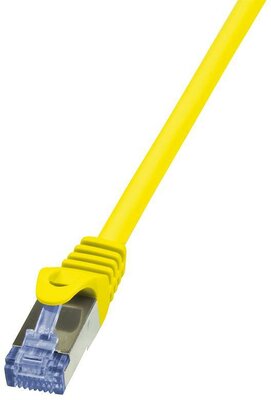 LOGILINK - patch kábel, Cat.6A 10G S/FTP PIMF PrimeLine sárga 5m - CQ3077S