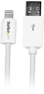 Startech - Apple Lightning Connector to USB Cable - White - 3M