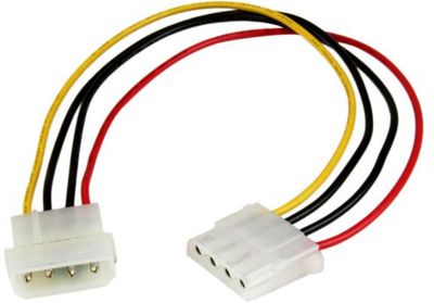 Startech - Molex LP4 Power Extension Cable - M/F - 30cm