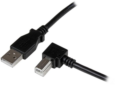 Startech - USB 2.0 A to Right Angle B Cable - M/M - 3M