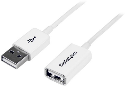 Startech - White USB 2.0 Extension Cable A to A - 2M