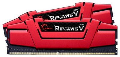 DDR4 G.Skill RipjawsV Red Series 2400MHz 8GB - F4-2400C15D-8GVR (KIT 2DB)
