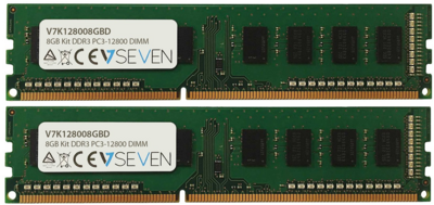 DDR3 V7 1600MHz 8GB - V7K128008GBD (KIT 2DB)
