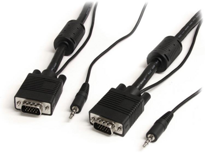 Startech - High Resolution Monitor VGA Video Cable with Audio - 15M