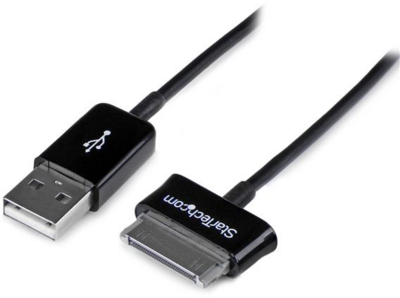 Startech - Dock Connector to USB Cable for Samsung Galaxy Tab - 2M