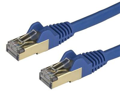 Startech - 0,5M Kék CAT6a kábel
