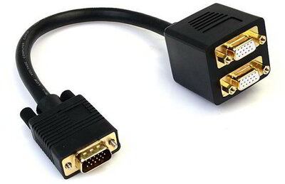 Startech - VGA to 2x VGA Video Splitter Cable - M/F