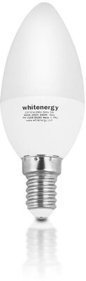 Whitenergy LED izzó | 5xSMD2835| C37 | E14 | 3W | melegfehér| tej