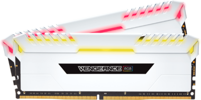 DDR4 CORSAIR Vengeance RGB Series LED 3600MHz 16GB - CMR16GX4M2C3600C18W (KIT 2DB)