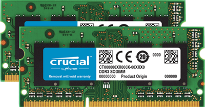 NOTEBOOK DDR3 Crucial 1600MHz 32GB - CT2KIT204864BF160B