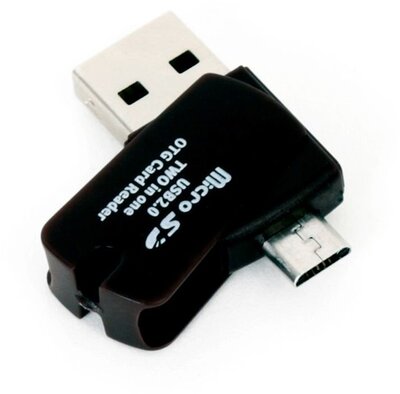 PLATINET - microSD 16GB + kártyaolvasó + OTG + Adapter - PMMSD16CR4
